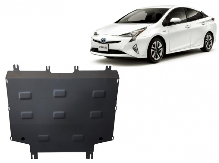 Scut Motor și Cutie de Viteză Toyota Prius 2016 - 2026, Oțel 2mm - Protecție Completă și Montaj OEM [2]