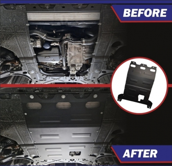 Scut metalic motor, cutie de viteză și radiator Toyota Proace Max (2024 - 2026) – Oțel 2.5mm [11]