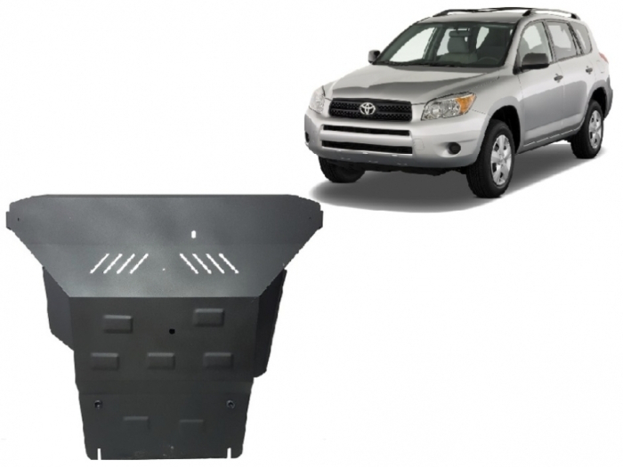 Scut metalic motor, cutie viteză și radiator Toyota RAV 4 Diesel (2000 - 2005) – Oțel 2mm [2]