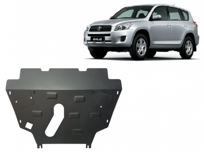 Scut metalic motor, cutie viteză, radiator și bară față Toyota RAV 4 (2006-2013) Benzină – Oțel 2.5mm [2]