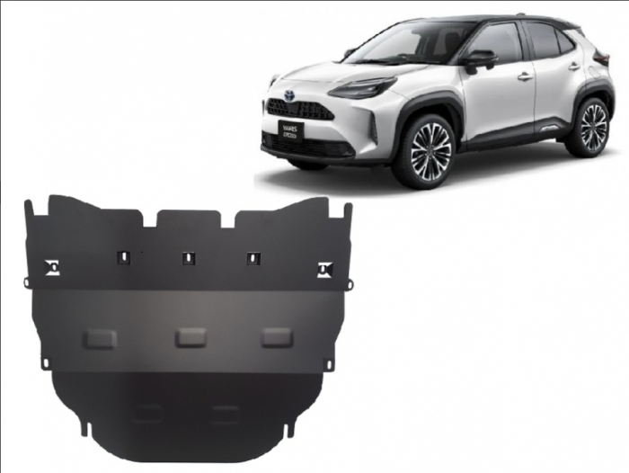 Scut motor metalic Toyota Yaris Cross (2021 - 2026) - Protecție 2mm [2]