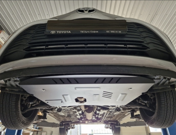 Scut motor metalic Toyota Yaris (2005 - 2011) - Protecție 2mm [8]