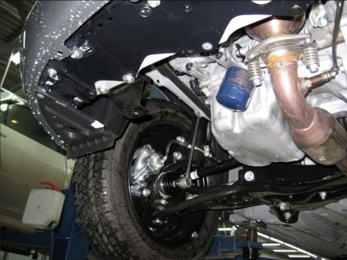 Scut motor metalic Toyota Yaris Diesel (2005 - 2011) - Protecție 2mm [5]