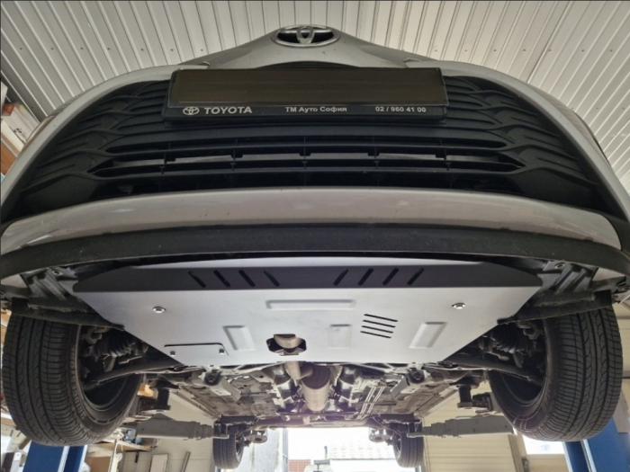 Scut motor metalic Toyota Yaris (2011 - 2020) - Protecție 2mm [8]