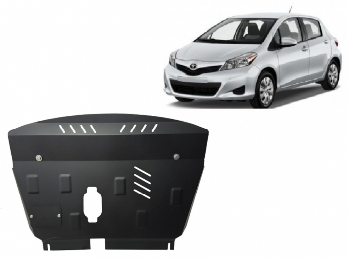 Scut motor metalic Toyota Yaris (2011 - 2020) - Protecție 2mm [2]