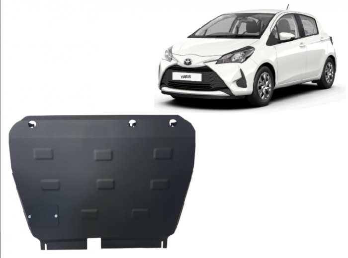 Scut motor metalic Toyota Yaris Hybrid (2013 - 2021) - Protecție 2mm [2]