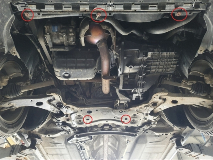 Scut Motor Metalic Volvo C30 (2006 - 2013) Protecție Profesională 2mm Karmaster [4]