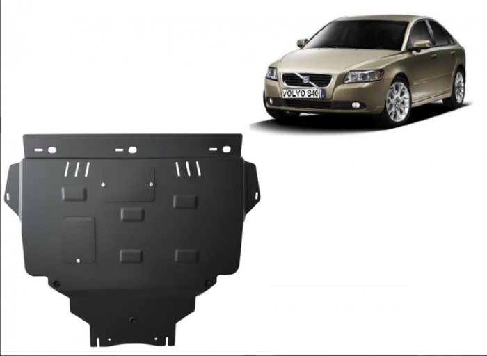 Scut Motor Metalic Volvo S40 (2004 - 2012) Protecție Profesională 2mm Karmaster [2]