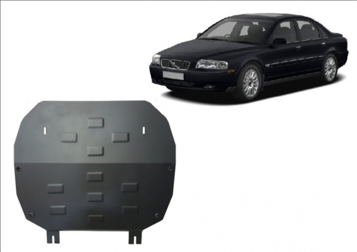 Scut Motor Metalic Volvo S80 (1998 - 2006) Protecție Profesională 2mm Karmaster [2]
