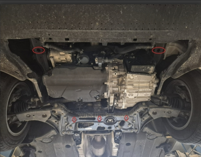 Scut motor metalic VW Arteon cutie automată (2017 - prezent) - Protecție oțel 2mm cod 30.145A [4]