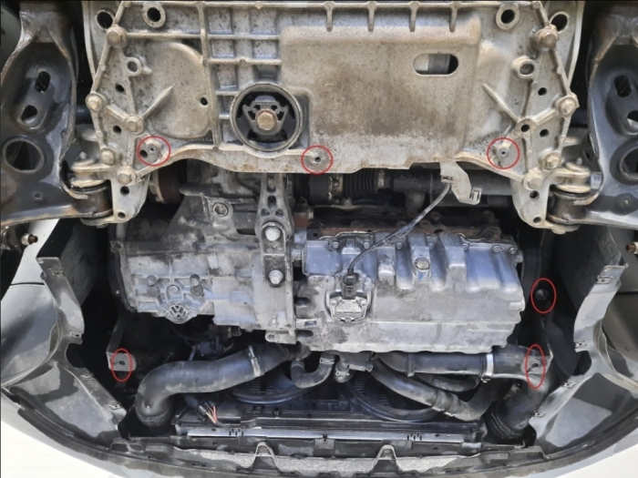 Scut Motor Metalic VW Eos 2006-2015 1.4 TSI 2.0 TSI Protecție Profesională Karmaster [4]