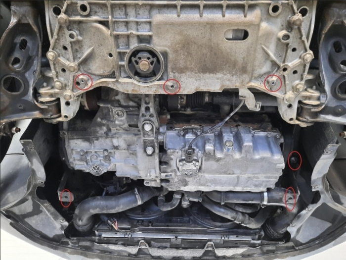 Scut Motor Metalic VW Golf 6 2010-2012 1.2 1.4 TSI 1.6 TDI Protecție Profesională Fereastră Ulei Karmaster [4]