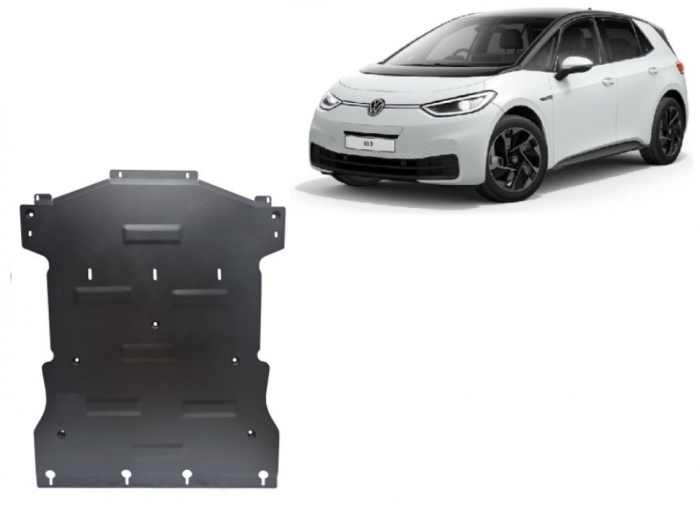 Scut motor metalic VW ID.3 (2019 - prezent) - Protecție oțel 2mm cod 30.153 [2]