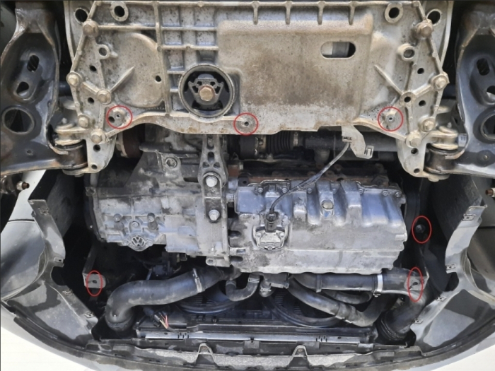 Scut Motor Metalic VW Jetta 2009-2011 Protecție Profesională Radiator Cutie Viteze Fereastră Ulei Karmaster [4]