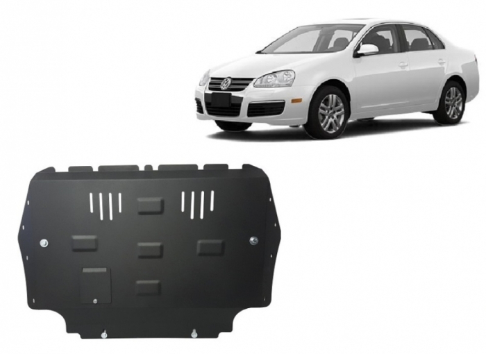 Scut Motor Metalic VW Jetta 2009-2011 Protecție Profesională Radiator Cutie Viteze Fereastră Ulei Karmaster [2]
