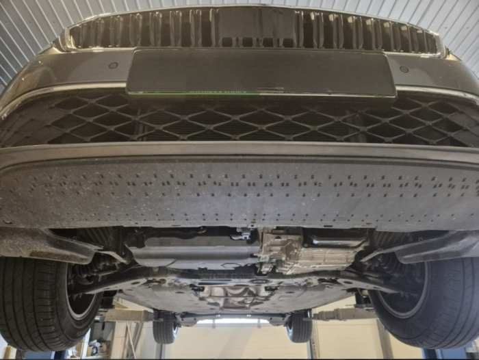 Scut Motor Metalic VW Passat Alltrack (2015 - prezent) Cutie Automată, Oțel 2mm - Cod 30.145A [10]