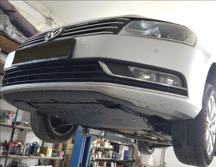 Scut Motor Metalic VW Passat B7 2010-2014 Protecție Profesională Motor Cutie Radiator Bară Față Karmaster [8]