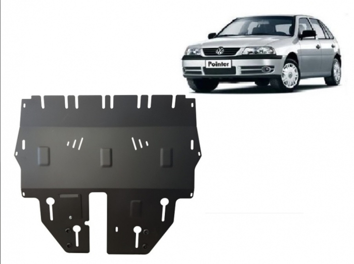 Scut Motor Metalic VW Pointer (2004 - 2026) Cutie Manuală, Oțel 2mm - Cod 30.142 [2]