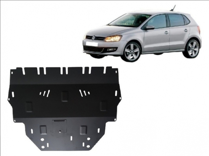 Scut Motor Metalic VW Polo 6R Diesel (2009 - 2017), Oțel 2mm - Cod 30.148 [2]