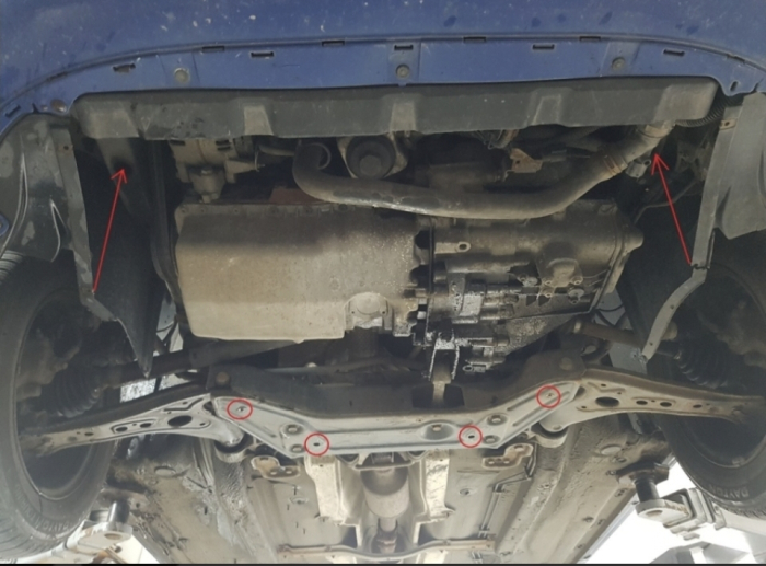 Scut Motor Metalic VW Polo 9N Benzină (2003 - 2009), Oțel 2mm - Cod 30.142 [4]