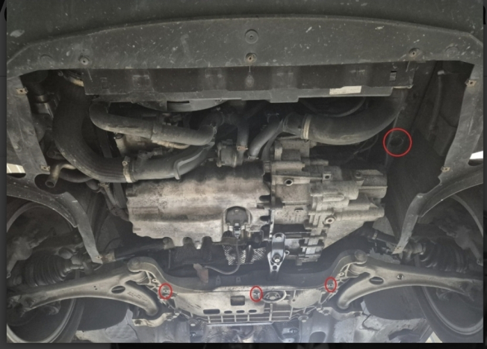 Scut Motor Metalic VW Sharan - cu Webasto (2010 - 2022) – Protecție Profesională 2mm [3]