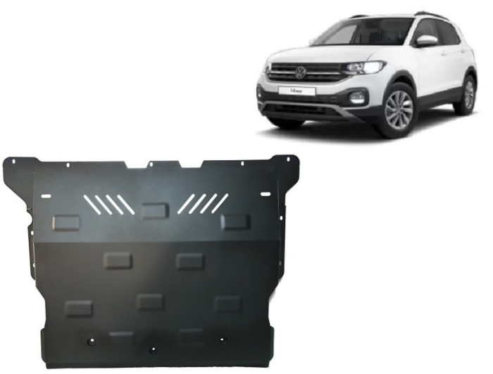 Scut Motor Metalic VW T-Cross (2018 - 2026) – Protecție Profesională 2mm [3]