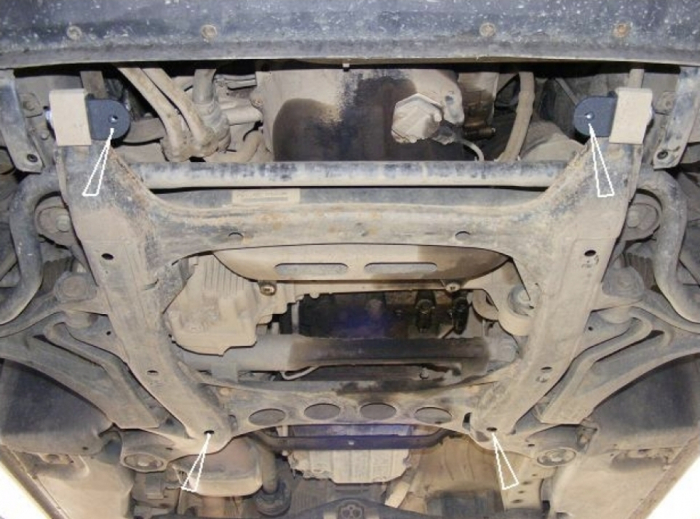 Scut Motor Metalic VW Touareg (2003 - 2010) – Protecție Profesională 3mm [4]