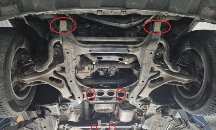 Scut Motor Metalic VW Touareg (2010 - 2018) – Protecție Profesională 2.5mm [4]
