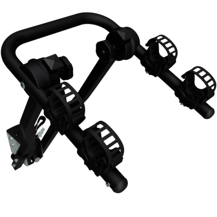 Suport 2 biciclete Peruzzo Arezzo 667/N cu prindere pe carligul de remorcare, Negru [2]