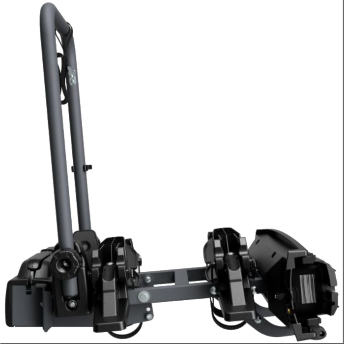 Suport 2 biciclete Peruzzo Pure Instinct 708W compatibil cu biciclete electrice cu prindere pe carligul de remorcare, Anthracite Grey [4]