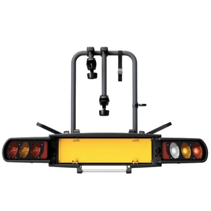 Suport 2 biciclete Peruzzo Pure Instinct 708W compatibil cu biciclete electrice cu prindere pe carligul de remorcare, Anthracite Grey [6]