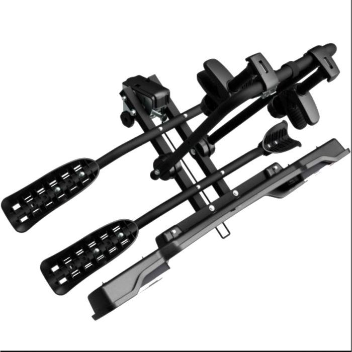 Suport 2 biciclete Peruzzo Siena 668E compatibil cu biciclete electrice cu prindere pe carligul de remorcare, Negru Mat [4]