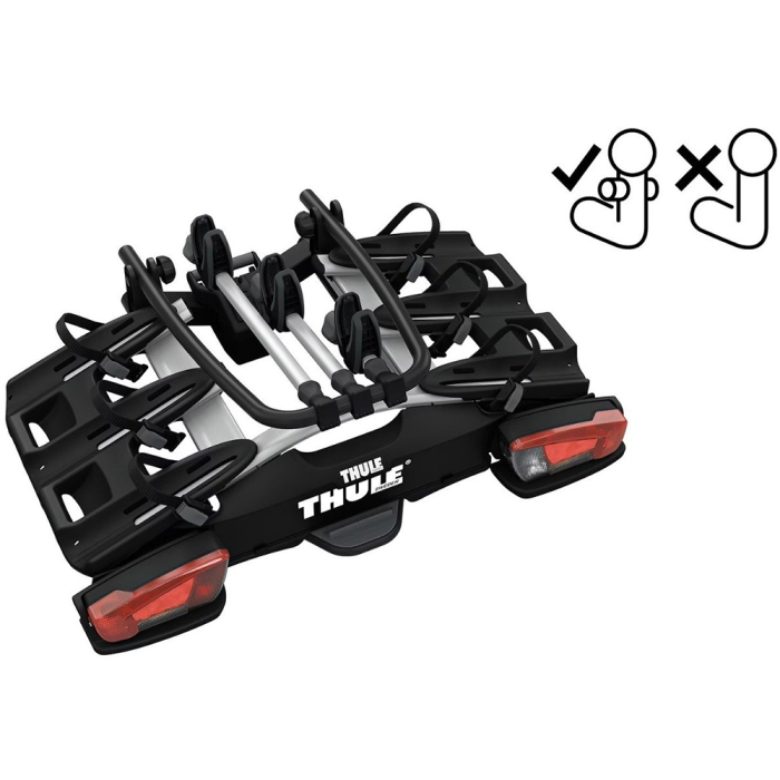 Suport 3 biciclete Thule VeloCompact F cu prindere pe carligul de remorcare de tip FIX4BIKE [4]