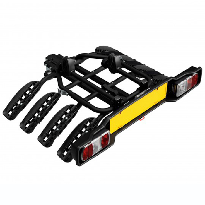 Suport 4 biciclete Peruzzo Siena 668/4N cu prindere pe carligul de remorcare, Negru [2]