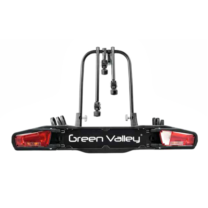 Suport bicicleta Green Valley Discovery 160514-3 cu prindere pe carligul de remorcare, 3 biciclete, Negru [3]
