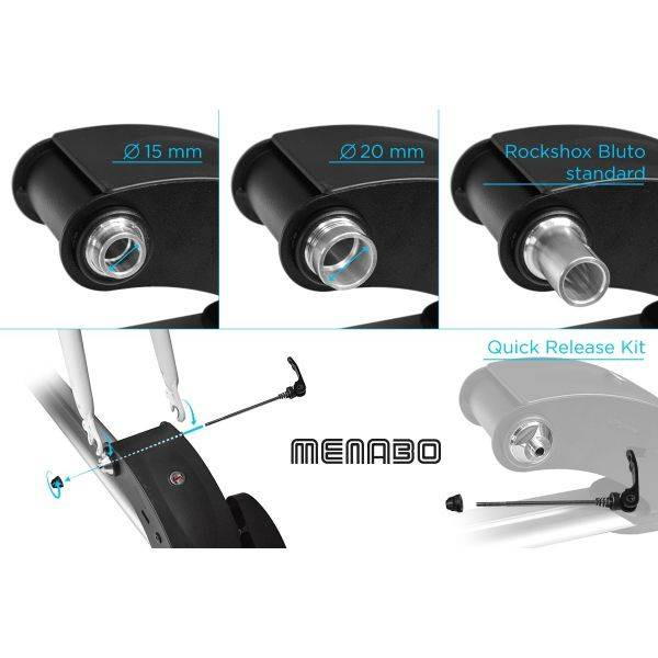 Suport bicicleta Menabo Pro Tour cu prindere pe bare transversale de furca [8]
