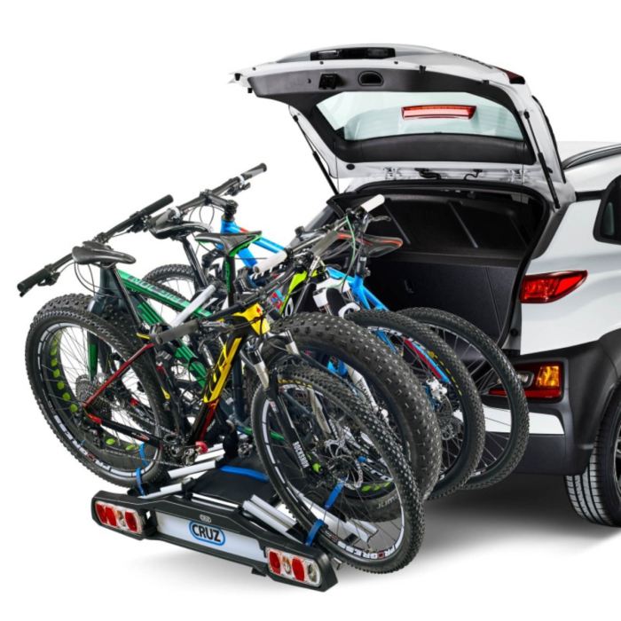 Suport biciclete Cruz Pivot R3 940-516 cu prindere pe carligul de remorcare, pentru 4 biciclete, 13 pini [3]