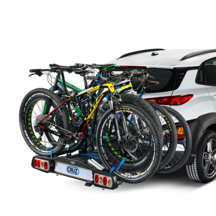 Suport biciclete Cruz Pivot R3 940-516 cu prindere pe carligul de remorcare, pentru 4 biciclete, 13 pini [2]