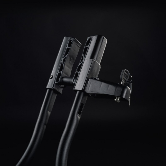 Suport biciclete Cruz Race Dark cu prindere pe bare transversale - Negru [4]