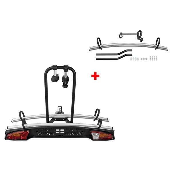Suport biciclete Menabo Merak Tilting Plus pentru 3 biciclete cu prindere pe carligul de remorcare [1]