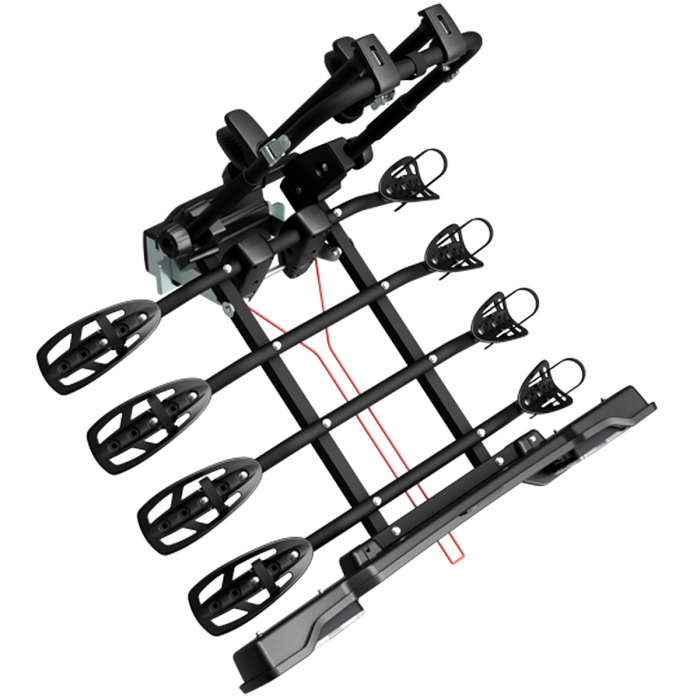 Suport biciclete Peruzzo Parma 4 biciclete 706/4N negru cu prindere pe carligul de remorcare [2]