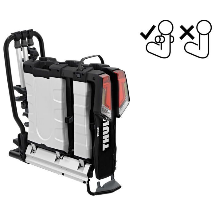 Suport biciclete Thule EasyFold XTF 3 cu prindere pe carligul de remorcare (13pini)- pentru 3 biciclete [2]