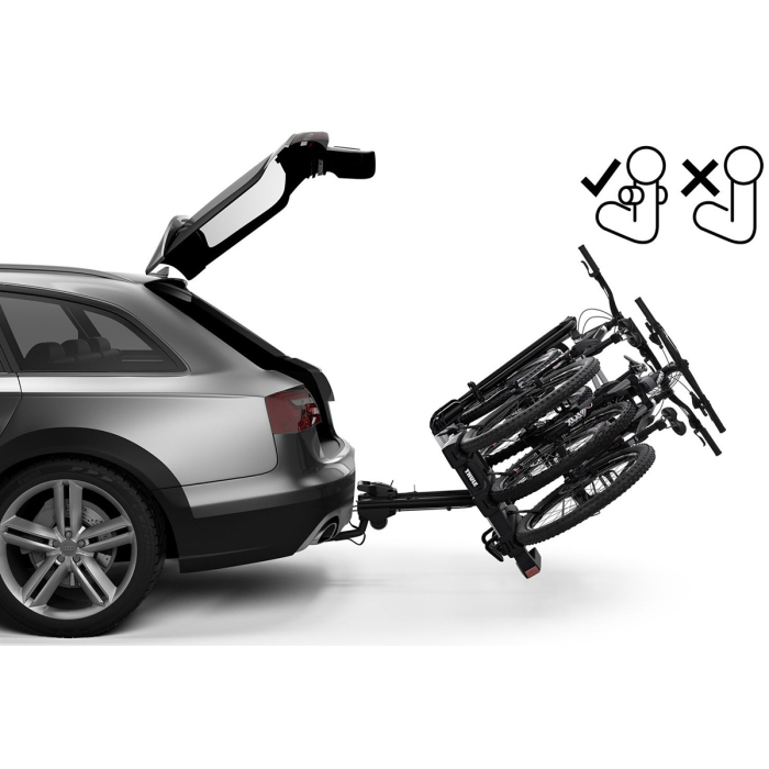 Suport biciclete Thule EasyFold XTF 3 cu prindere pe carligul de remorcare (13pini)- pentru 3 biciclete [3]