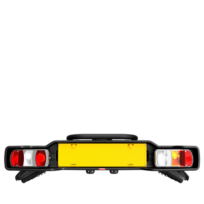 Suport pentru 3 biciclete, Peruzzo Parma 706/3, Negru, cu prindere pe carligul de remorcare [4]