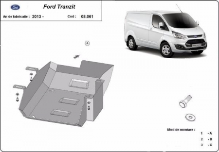 Scut motor Ford - Scut metalic Ad Blue Ford Transit dupa 2013