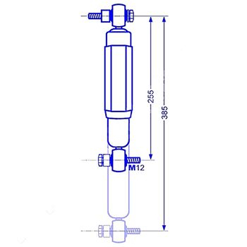 Amortizor osie remorca sarcina 1300 - 2600 kg AL-KO [2]