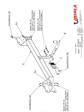 Cârlig de remorcare Hakpol W/051 pentru Audi Q8 4M (2018+) [3]