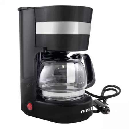 Bucataria de voiaj - Cafetiera auto pentru TIR, Camion, Autocar, alimentare 24V, putere 300W, volum 650ml