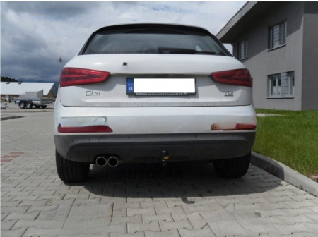 Carlig remorcare Audi Q3 8U 2011 - 2018 vertical cu cheie marca Autohak [3]