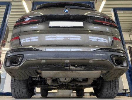 Cârlig Remorcare Auto-Hak Automat BMW X7 G07 2019 - Prezent SUV M Pakiet Sferă Demontabilă Verticală cu Cheie Cod Produs B 33V Omologare Europeană [10]